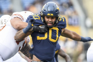 WVU's Akheem Mesidor's production is taking a hit, but he's 'happy to do it' at nose tackle